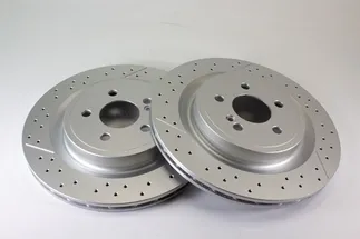 Hella Pagid Rear Disc Brake Rotor - 1724230112